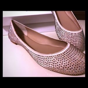 STEVE MADDEN Rhinestone Embellished Ballet
